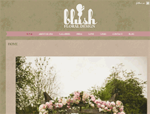 Tablet Screenshot of blush-floral-design.com